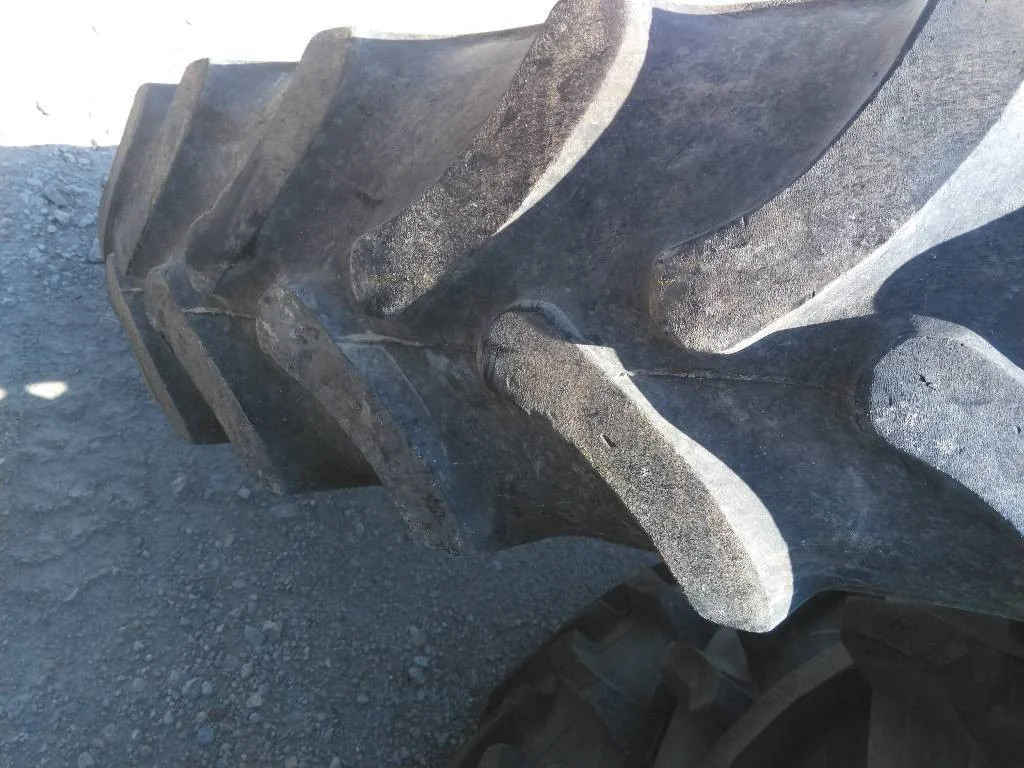 Used 320/90R54 143A8 Firestone RAT DT TL R-1W 35-40% On 10 x 54 16-37 3/8 42" Double Bevel Cast image 5