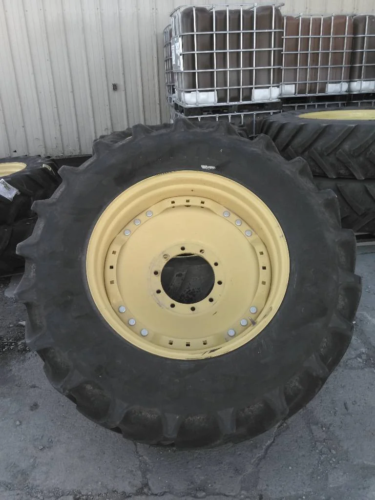 Used 480/70R34 143D Mitas HC70 TL R-1W 65-70% On 15 x 34 10-13.19-11.07 Waffle 3 Bolt/Disc