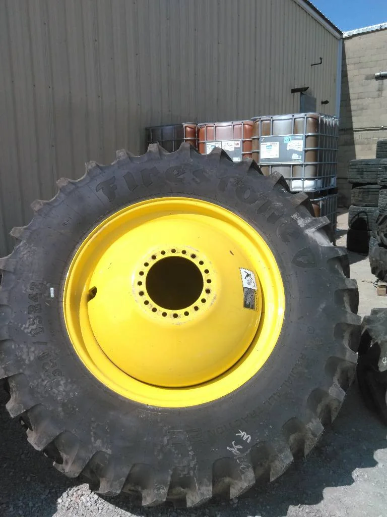 Take-Off 520/85R42 157B Firestone RAT 23 TL R-1 95-100% On 18 x 42 20-13.19-10.50 Dolly Dual image 2