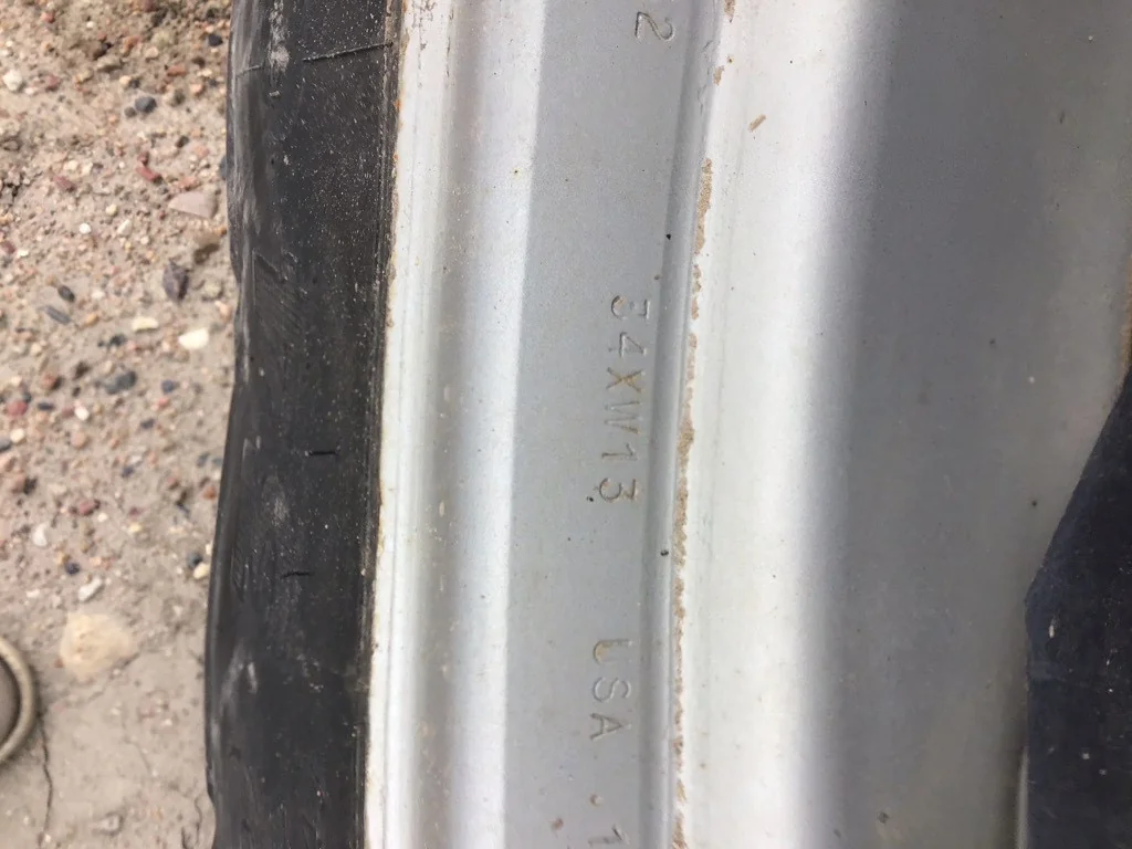 Used 380/85R34 137A8 Michelin Agribib TL R-1W 20-25% On 13 x 34 12-16.732-14.640 Waffle 3 bolt/disc image 7