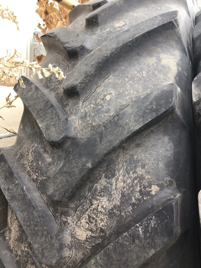 Used 480/80R46 158A8 Michelin Agribib TL R-1W 40-45% On 16 x 46 10-13.19-11.07 Dual Wheel image 5