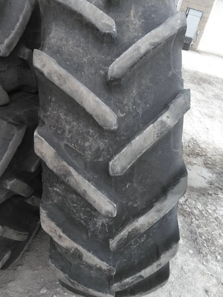 Used 420/85R38 149A8 Michelin Agribib 2 TL R-1W 80-85% On 13 x 38 12-16.732-14.040 Rim & Rail image 2