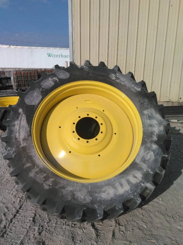 Used 480/80R46 158B Firestone Radial Deep Tread 23 TL R-1W 85-90% On 16 x 46 10-13.19-11.07 Dual