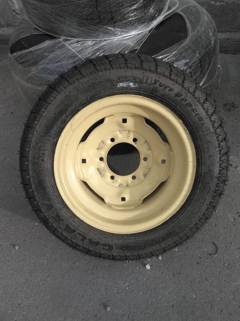 Take-Off 25x10.50LL-15 100A6 Galaxy Turf Special TL R-3 95-100% On 8 x 15 6-6-4.62 Implement Wheel