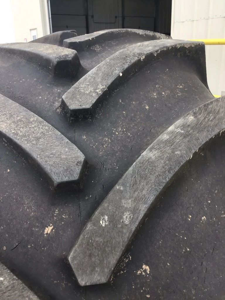 Used 750/65R26 166D Goodyear Optitrac TL R-1W 65-70% On 25 x 26 10-8.858-6.92 Combine Wheel image 4