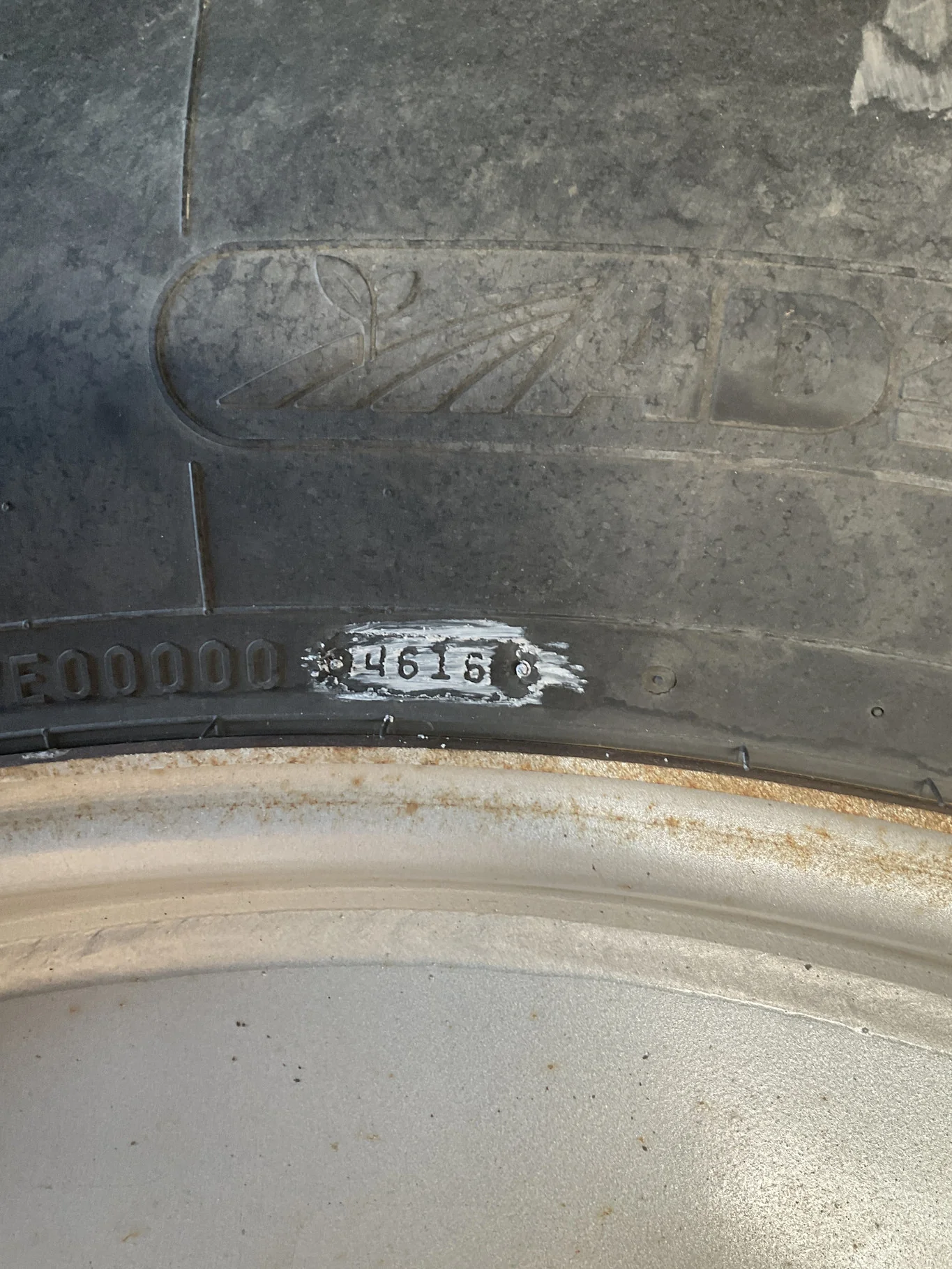 Used IF380/90R46 168D Firestone Radial AT RC TL R-1W 90-95% On 12 x 46 12-29.375-27.25 8.25"BS image 3