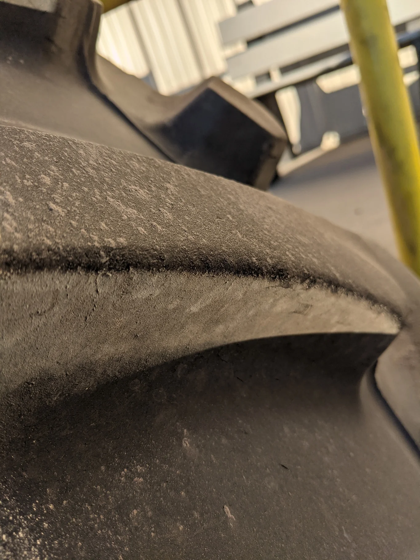 Used 480/80R50 159B Firestone RAD Deep Tread 23 R-1W TL 65% On 15 x 50 JD Yellow Stub Disc Wheel image 6