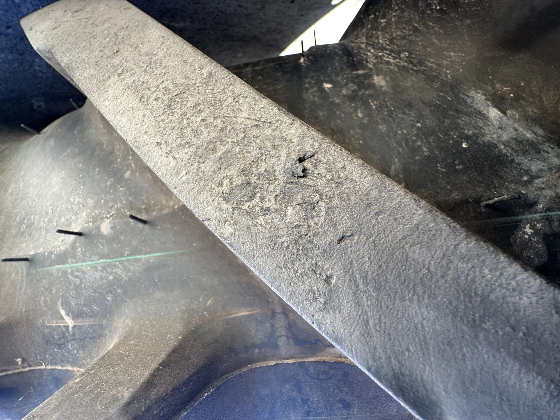 Used 380/85R30 140A8/140B Michelin AgriBib 2 R-1W  TL 98% On 12 X 30 8-15.875-14.25 Waffle Wheel image 5