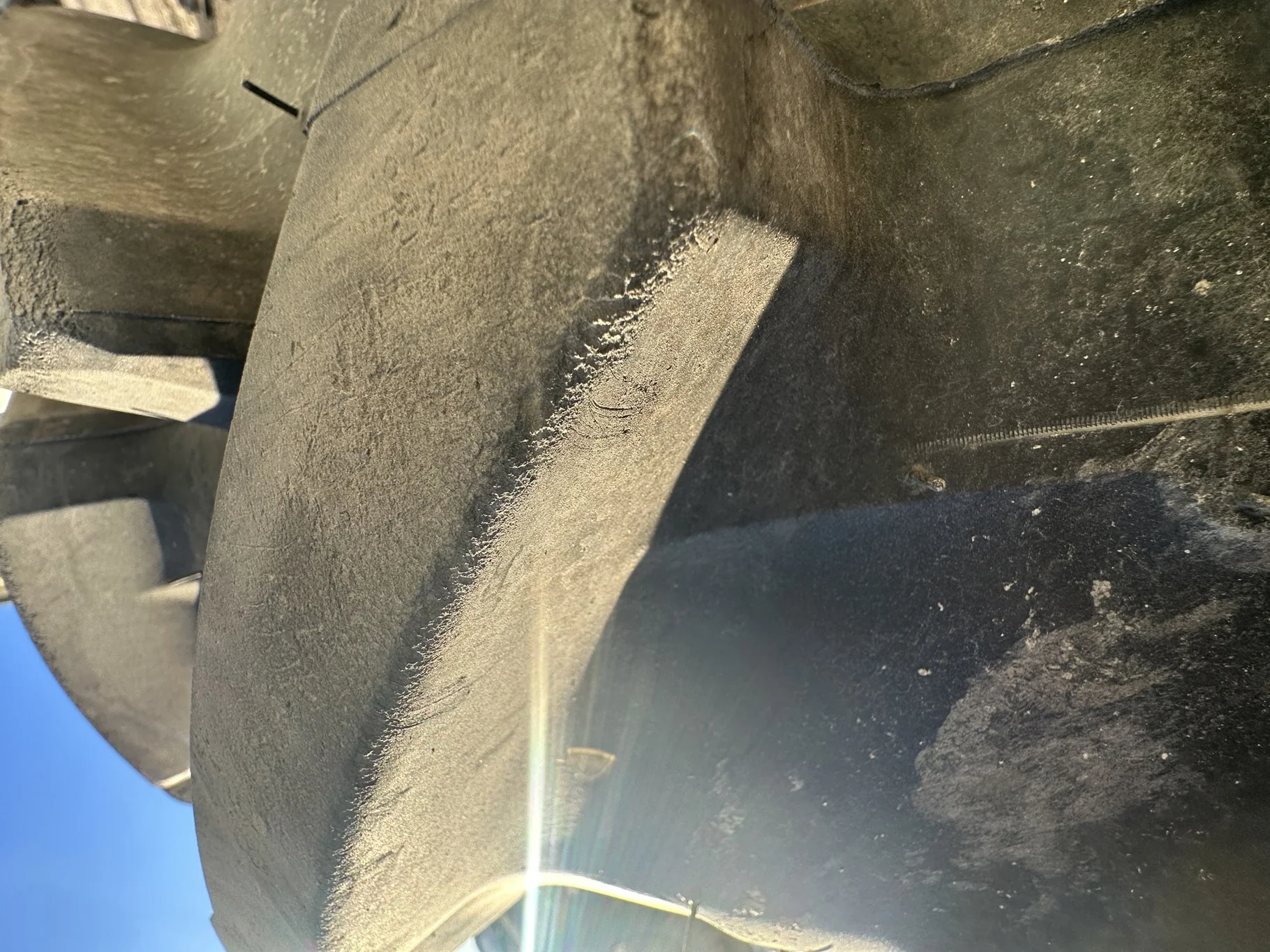 Used 380/85R30 140A8/140B Michelin AgriBib 2 R-1W  TL 98% On 12 X 30 8-15.875-14.25 Waffle Wheel image 9