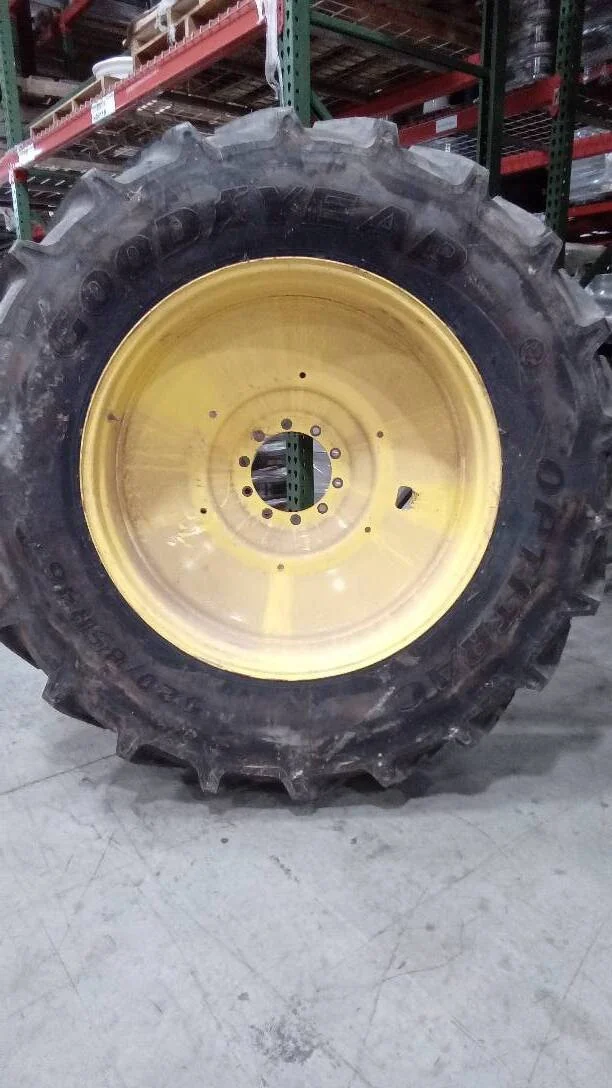 Take-Off 520/85R46 158D Goodyear Optitrac TL R-1W 95-100% On 16 x 46 10-13.19-11.07 Dual Wheel
