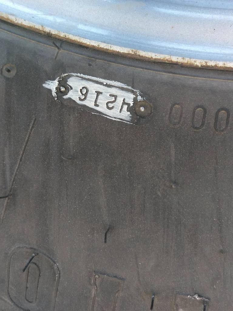 Used 380/85R30 135A8 Firestone RAT FWD TL R-1 80-85% On 13 x 30 8-12.992-11.446 Waffle 3 Bolt/Disc image 4