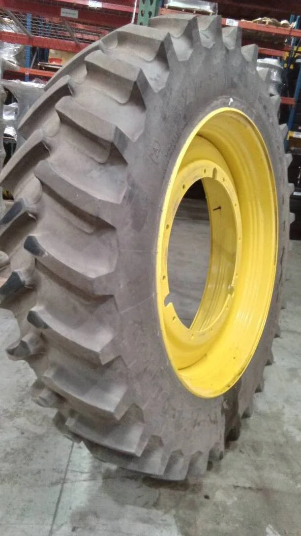 Used 480/80R50 159B Firestone Deep Tread 23 TL R-1W 80-85% On 16 x 50 12-32.047-30.078 Rim & Rail image 2