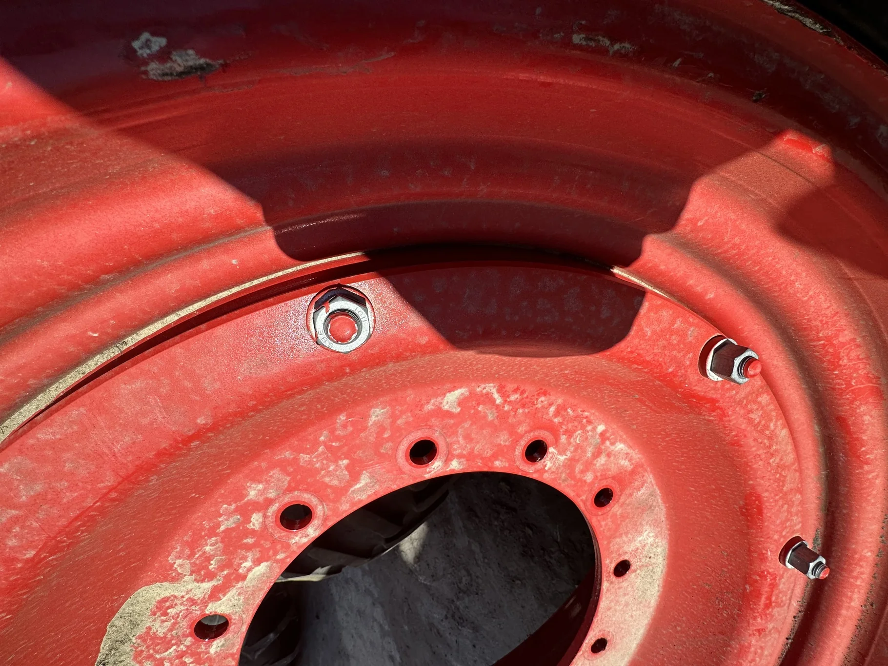Take-Off 420/85R34 16.9R34 147A8/147B Michelin AgriBib 2 R-1W TL on a 14 X 34 12B Waffle FR Wheel image 14