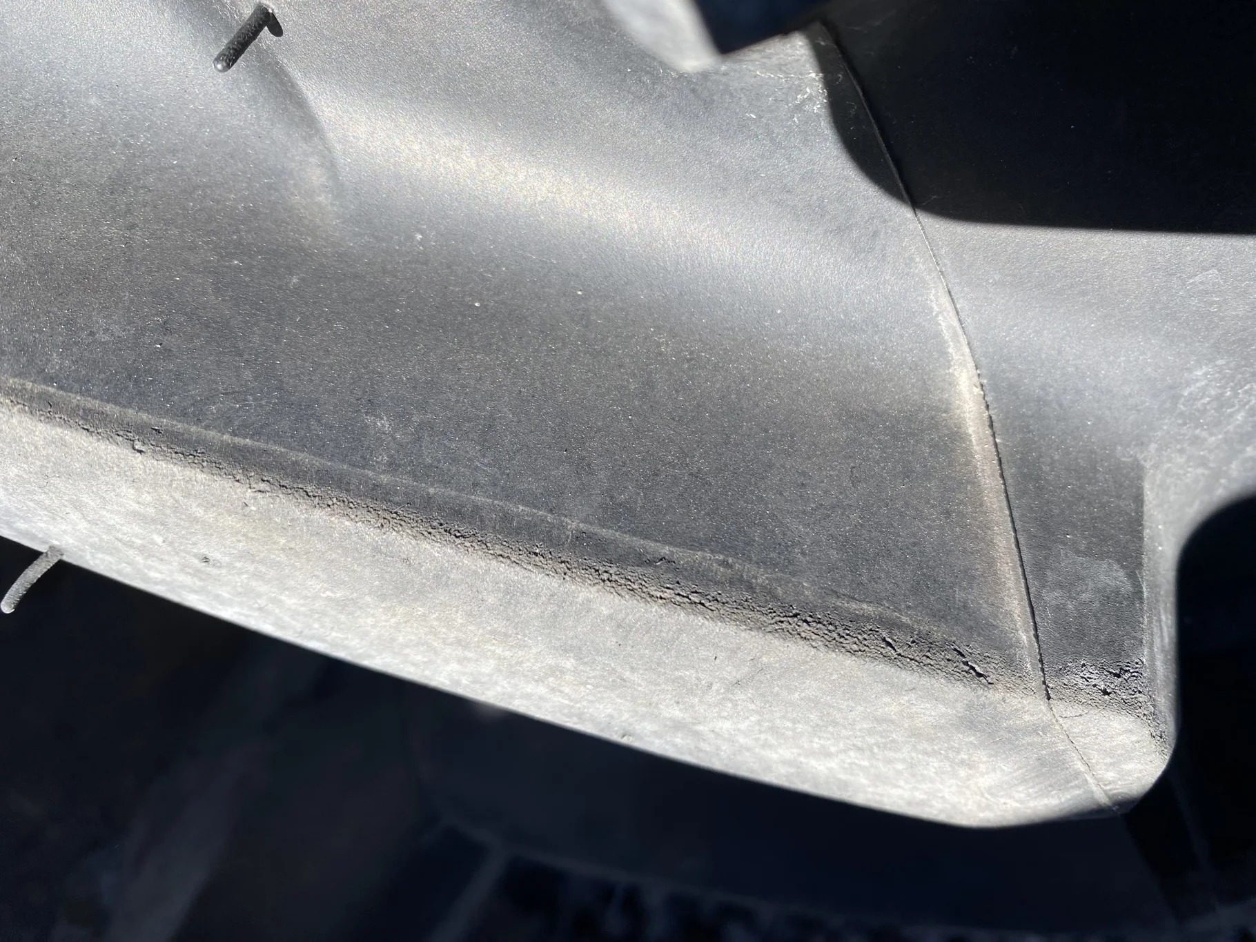 Take-Off 320/85R34 (12.4R34) Michelin AgriBib 2 R-1W 133A8/133B TL on a 10 X 34 NH White 12 bolt wh image 7