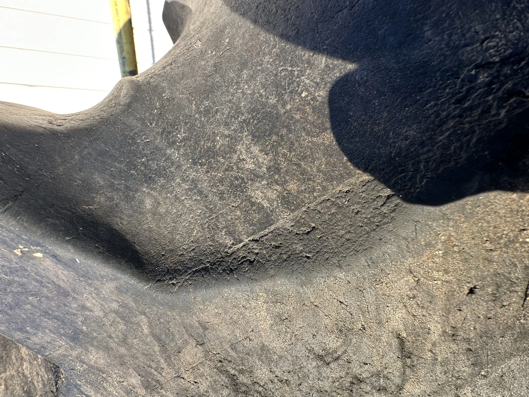 Used 520/85R42 Firestone Radial Deep Tread 23 R-1W (157B) TL 65% on 18 X 42 JD Yellow 12-32.047 3.19 image 7