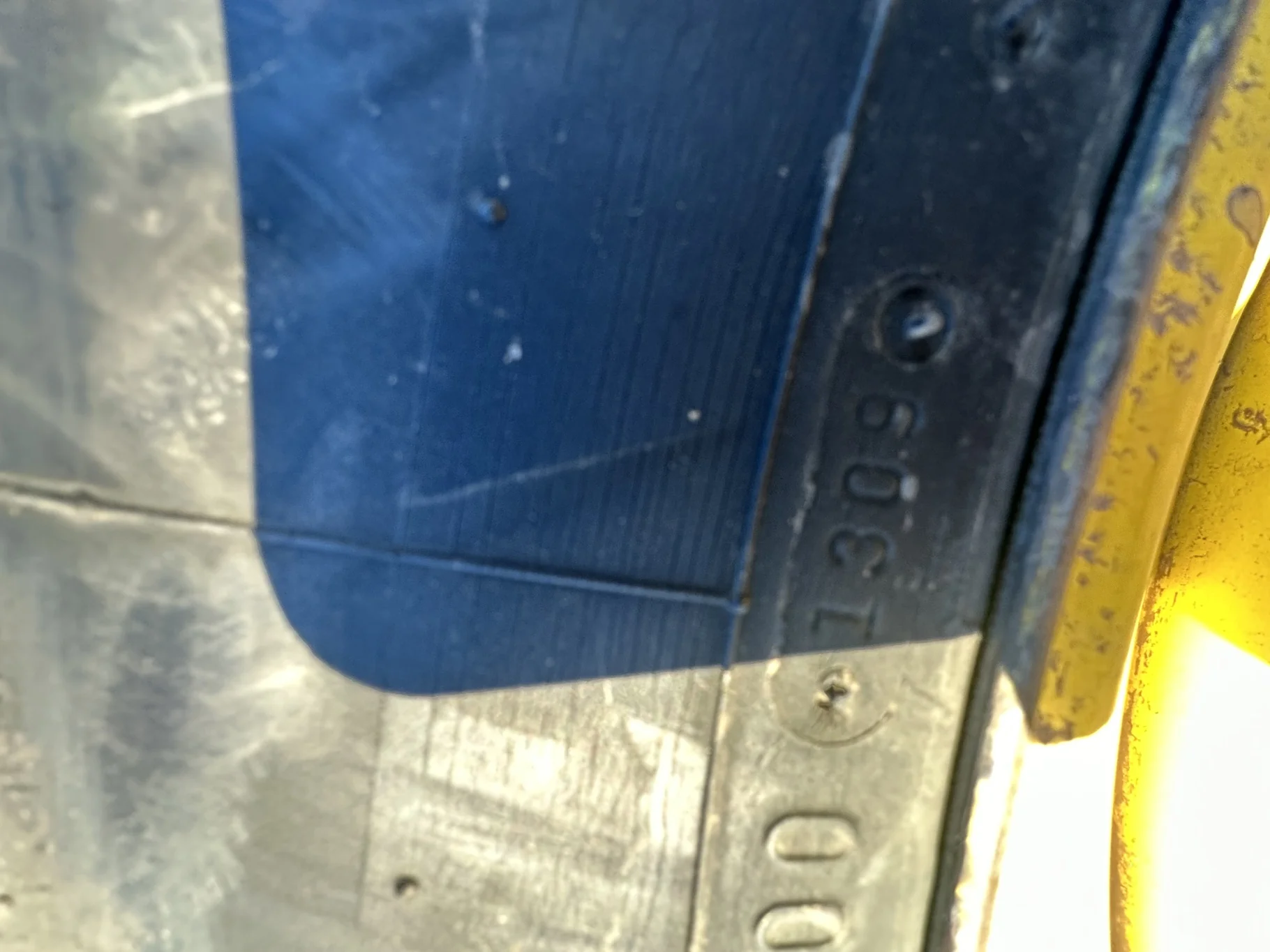 Used 520/85R42 Firestone Radial Deep Tread 23 R-1W (157B) TL 65% on 18 X 42 JD Yellow 12-32.047 3.19 image 9