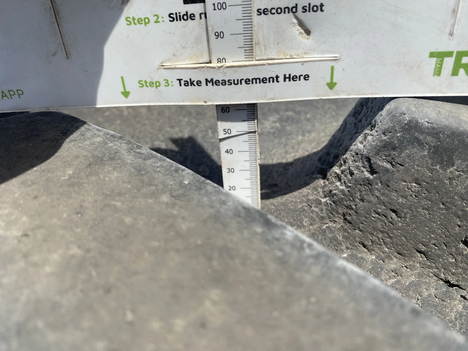 Used 710/70R38 Goodyear Optitrac DT824 80% on 23 x 38 Rogator 12-15.748-13.829 Sprayer Wheel image 4