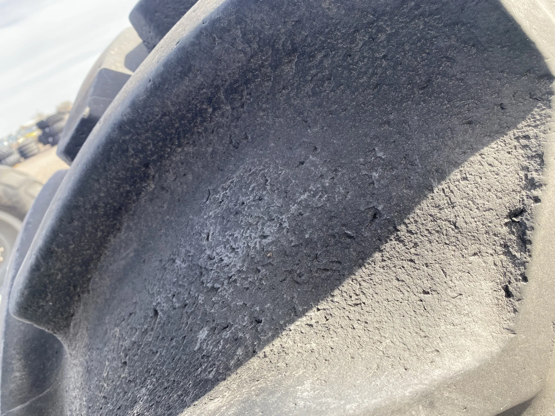 Used 710/70R38 Goodyear Optitrac DT824 80% on 23 x 38 Rogator 12-15.748-13.829 Sprayer Wheel image 5