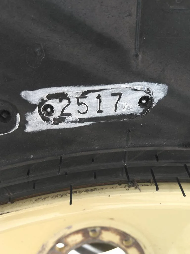 Used 750/65R26 166A8 Goodyear Optitrac DT830 TL R-1W 90-95% On 25 x 26 8-8-6 Combine Wheel