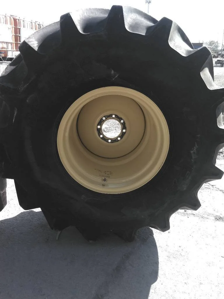 Used 750/65R26 166A8 Goodyear Optitrac DT830 TL R-1W 90-95% On 25 x 26 8-8-6 Combine Wheel image 2