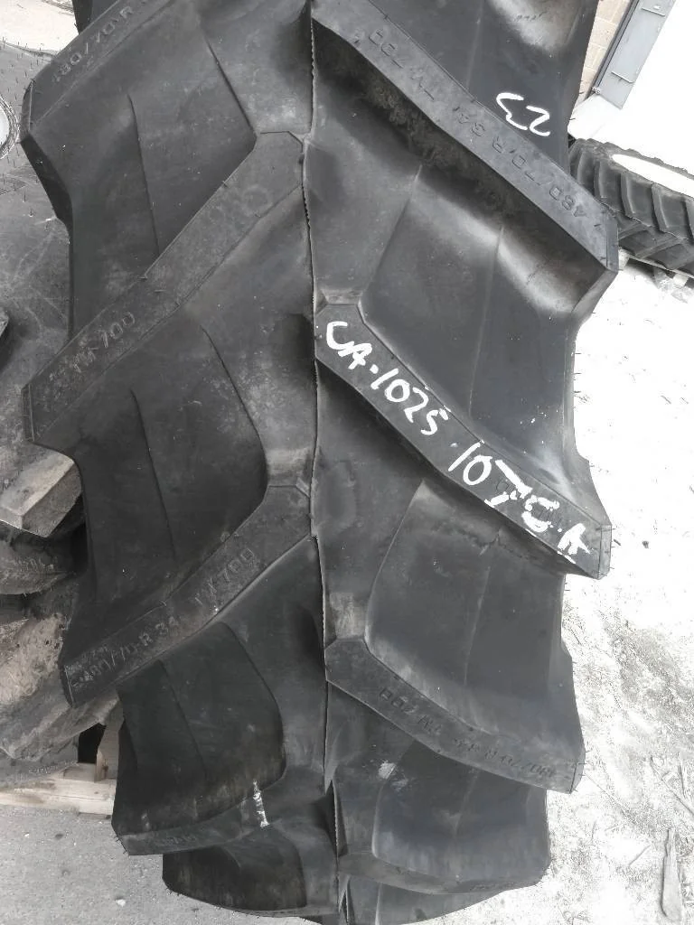 Take-Off 480/70R34 143A8 Trelleborg TM700 TL R-1W 95-100% On 15 x 34 8-8-6 4/2 Rail/Disc image 2
