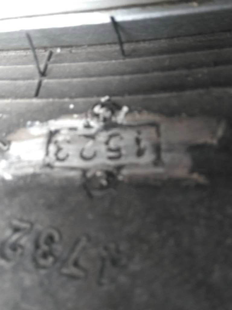 Used LSW1250/35R46 202D Goodyear Optitrac TL R-1W 90-95% On 46 x 46 10-13.19-11.07 Custom Wheel image 3