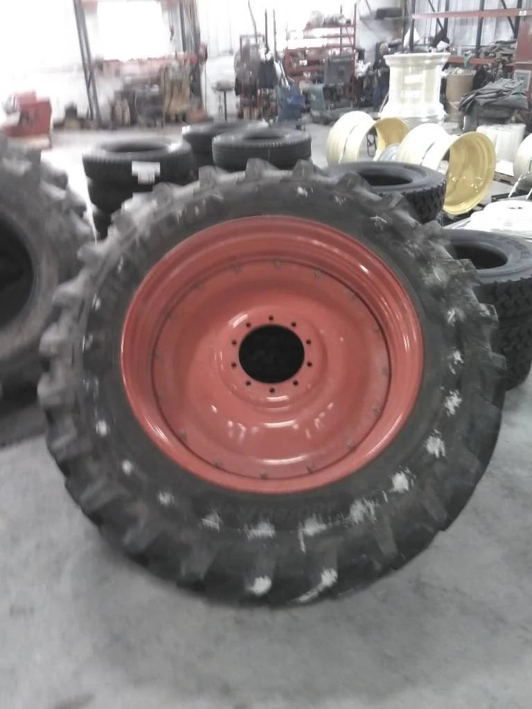 Take-Off 480/80R46 158A8 Michelin Agribib 2 TL R-1W 95-100% On 16 x 46 10-13.19-11.07 Rim & Rail image 3