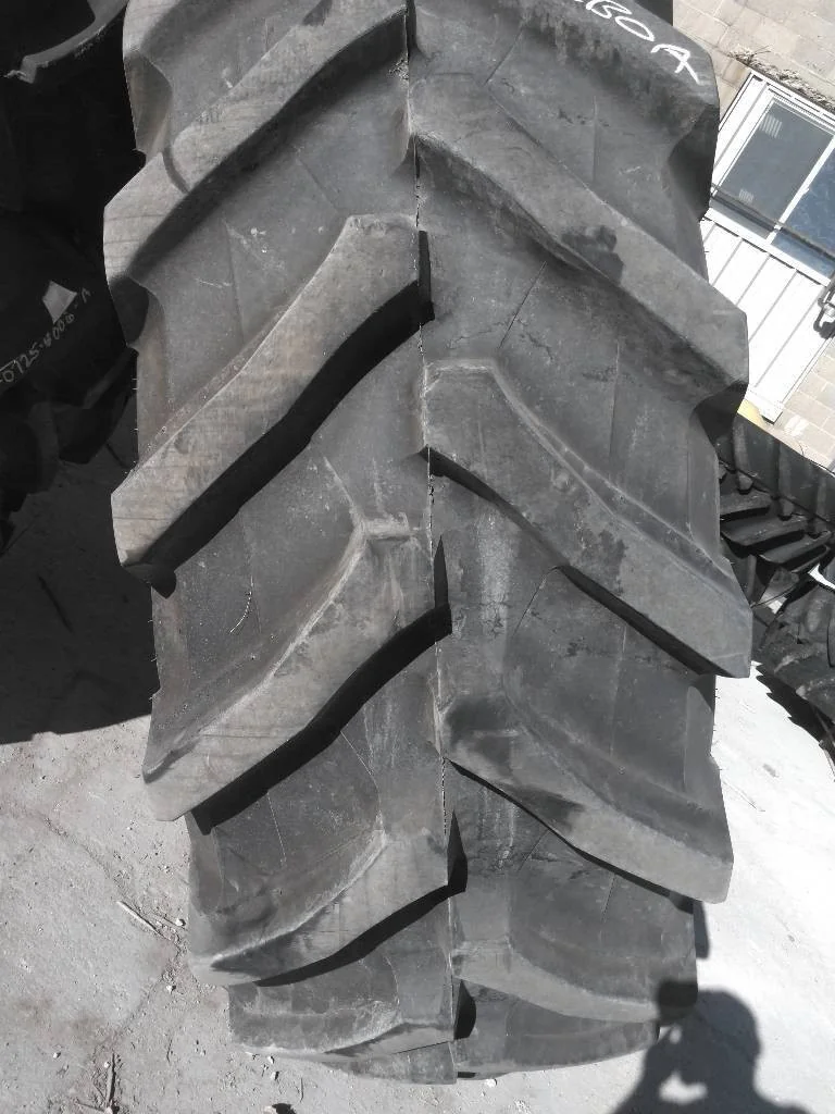 Used VF650/85R38 182D Trelleborg TM1000 TL R-1W 85-90% On 23 x 38 12-32.047-30.078 Rim & Rail image 2