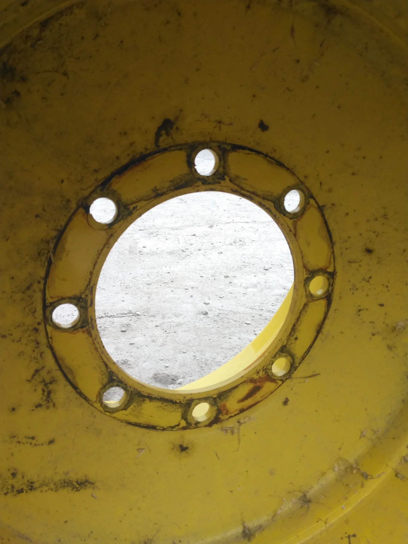 Used 750/65R26 169B Firestone RDT AT TL R-1W 70-75% On 25x 26 8-10.82-8.78 11"BS Titan Yellow Dolly image 3