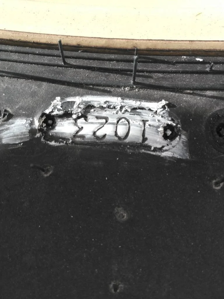 Used 520/85R42 157D Goodyear Optitrac TL R-1W 90-95% On 18 x 42 20-13.19-11.07 Inside Dolly Dual image 2