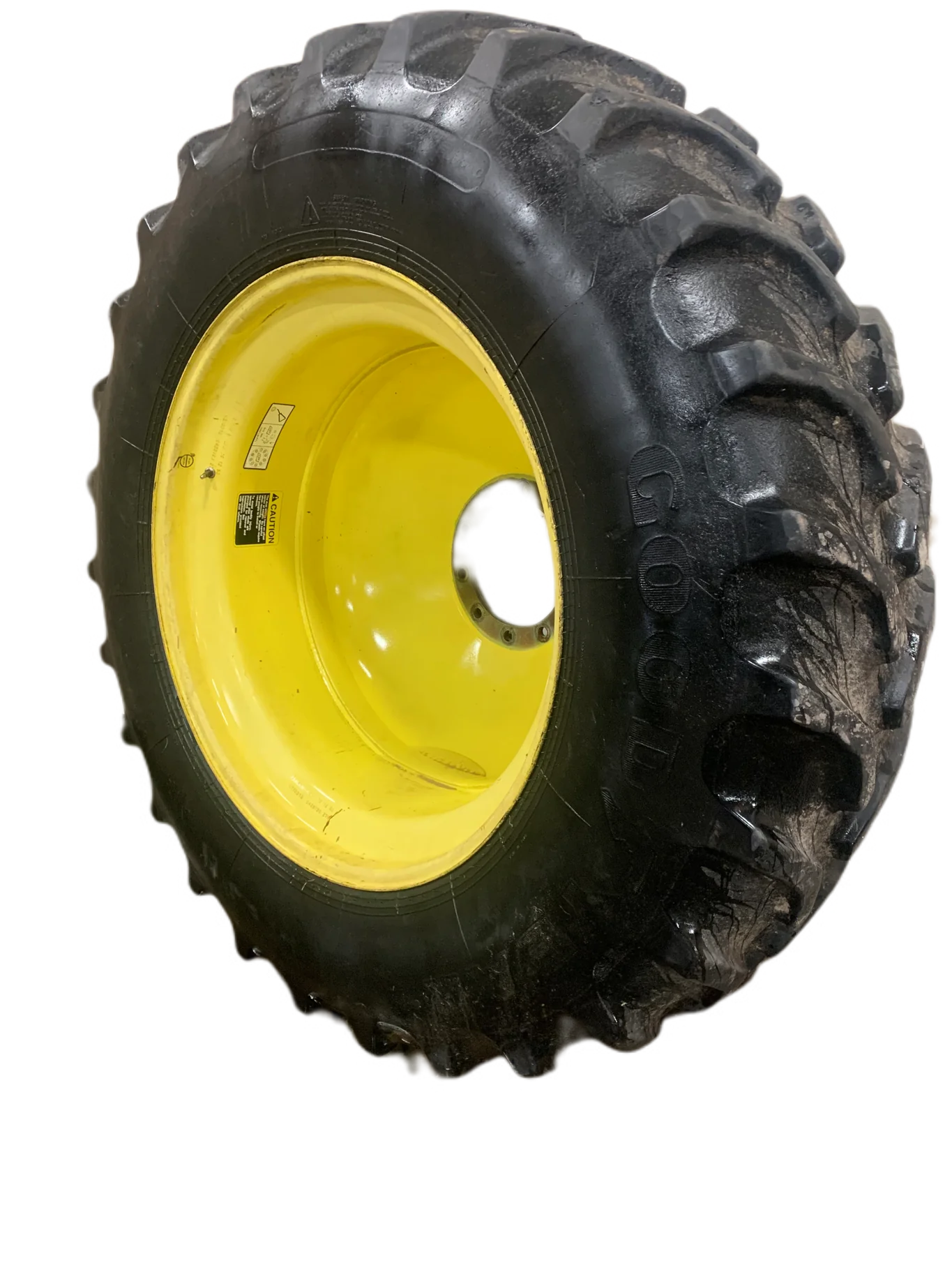 Used 520/85R42 157A8/B Goodyear Dyna Torque R-1 TL 70% On 18 x 42 10-13.19-11.07-14.4 Dolly Dual