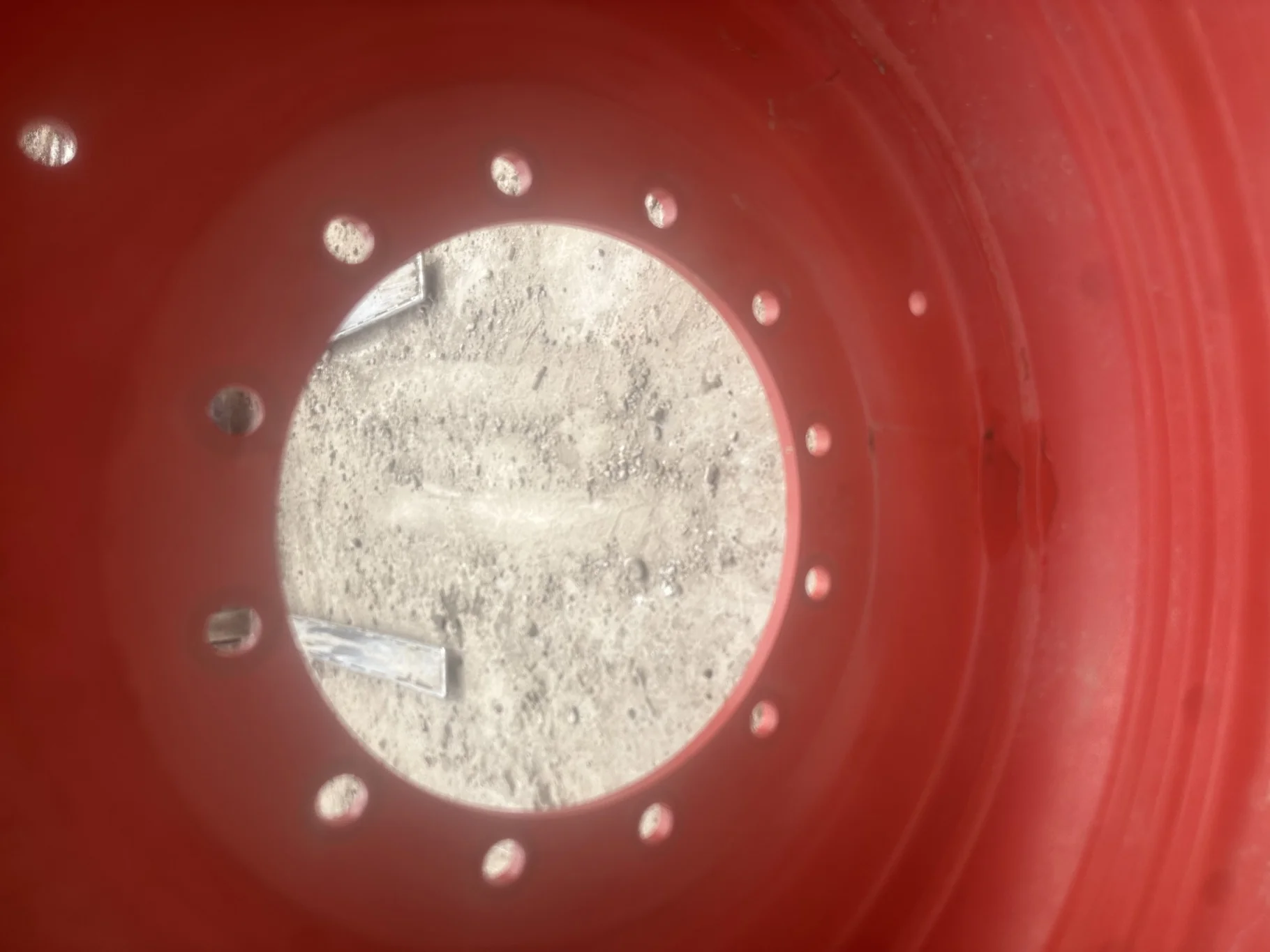 Used 600/65R34 157D Trelleborg TM800 HS R1W TL 90% On 18 x 34 12-16.732-14.64 Fendt Red Waffle Wheel image 3