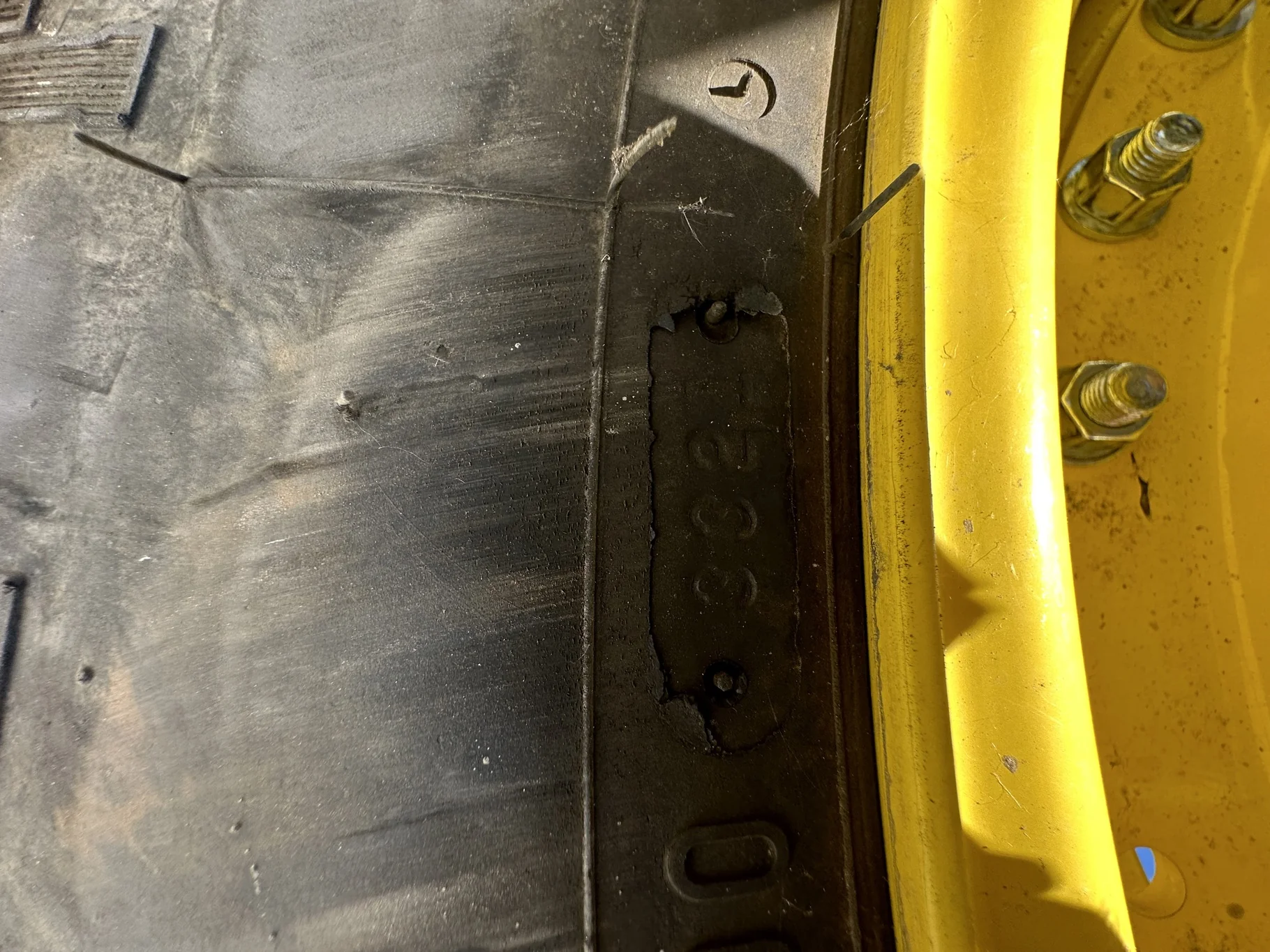 Used 85% 420/85R34 Firestone RAT DT R-1W 147A8 TL on 15 x 34 (12-19.732-17.64) JD Waffle image 7