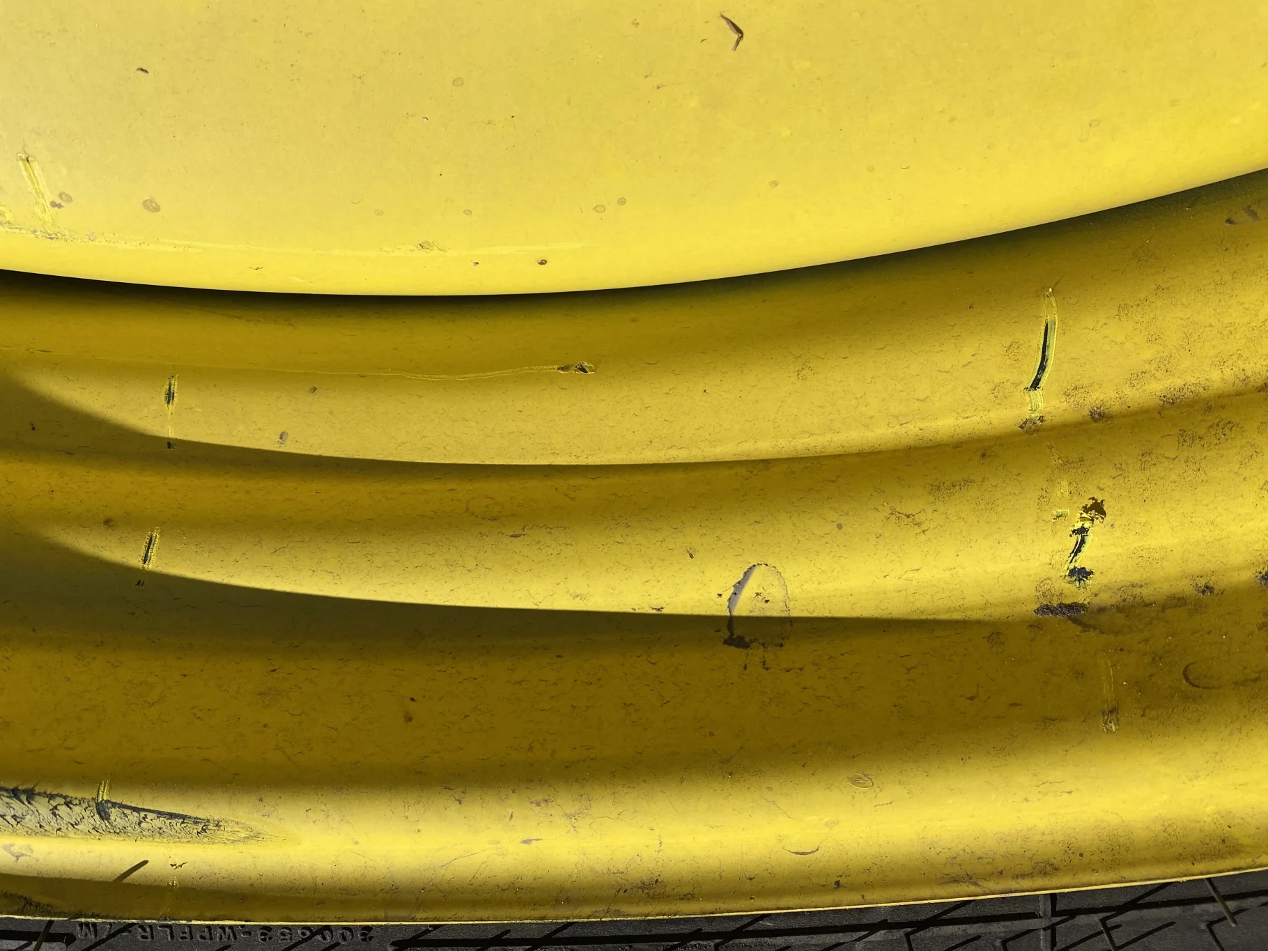 Used 380/90R50 Goodyear DT800 R-1W (151A8) TL 65% on a 12 x 50 JD Yellow 5/8" 12 Bolt (.938) S image 6