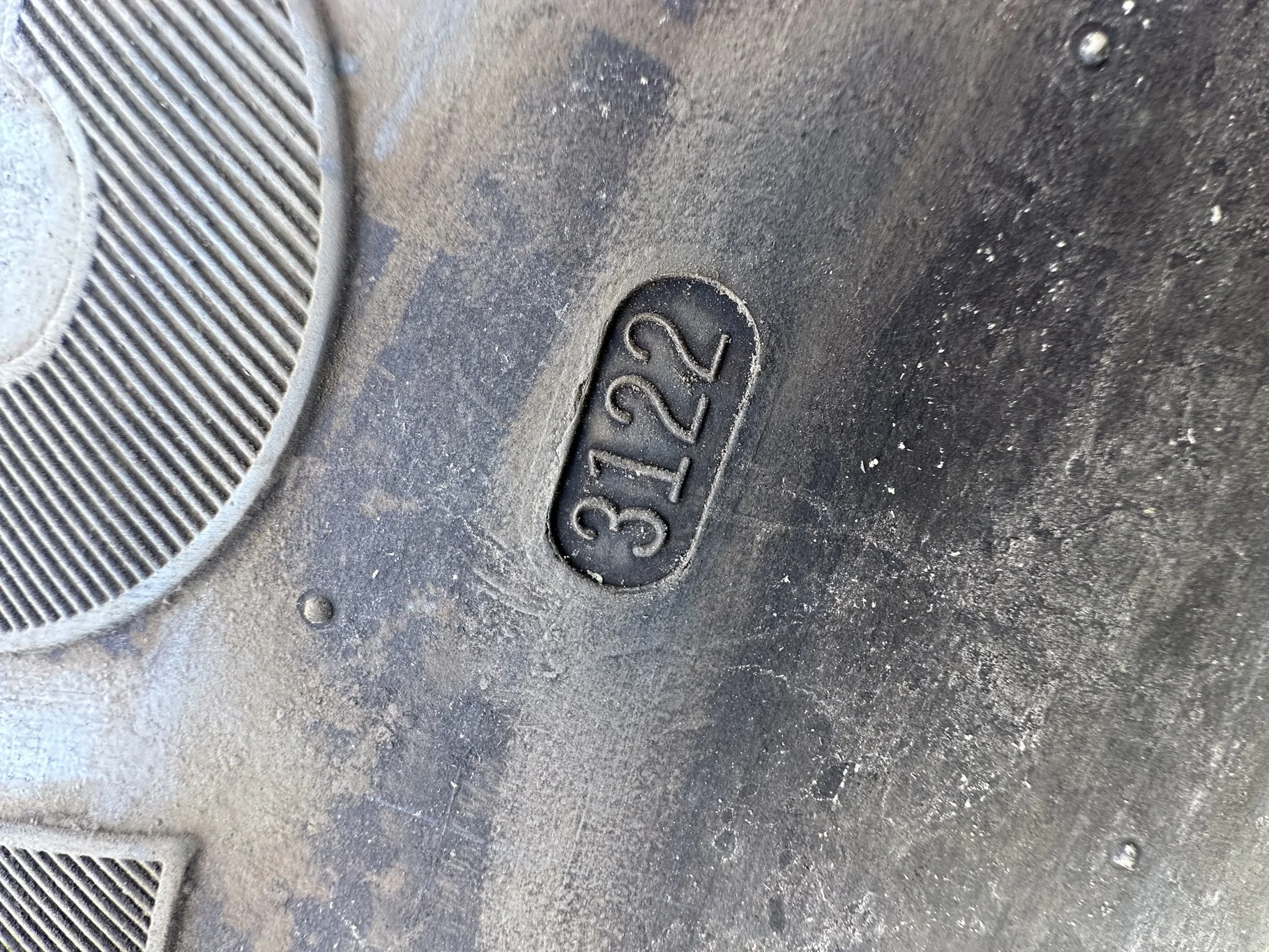 Used 480/80R50 Mitas AC85 R-1W 159B TL 90% on a 15 x 50 12-32.047-30.17 JD Yellow Stub Disc image 6