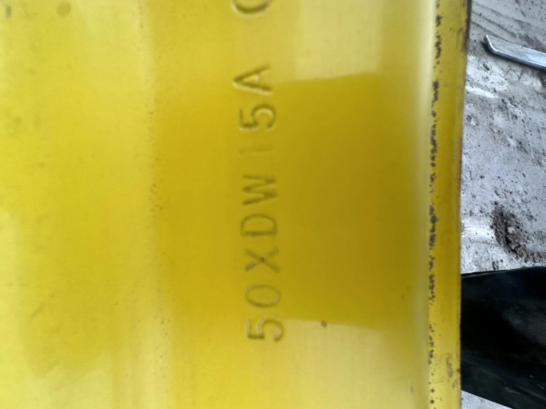 Used 480/80R50 Mitas AC85 R-1W 159B TL 90% on a 15 x 50 12-32.047-30.17 JD Yellow Stub Disc image 7