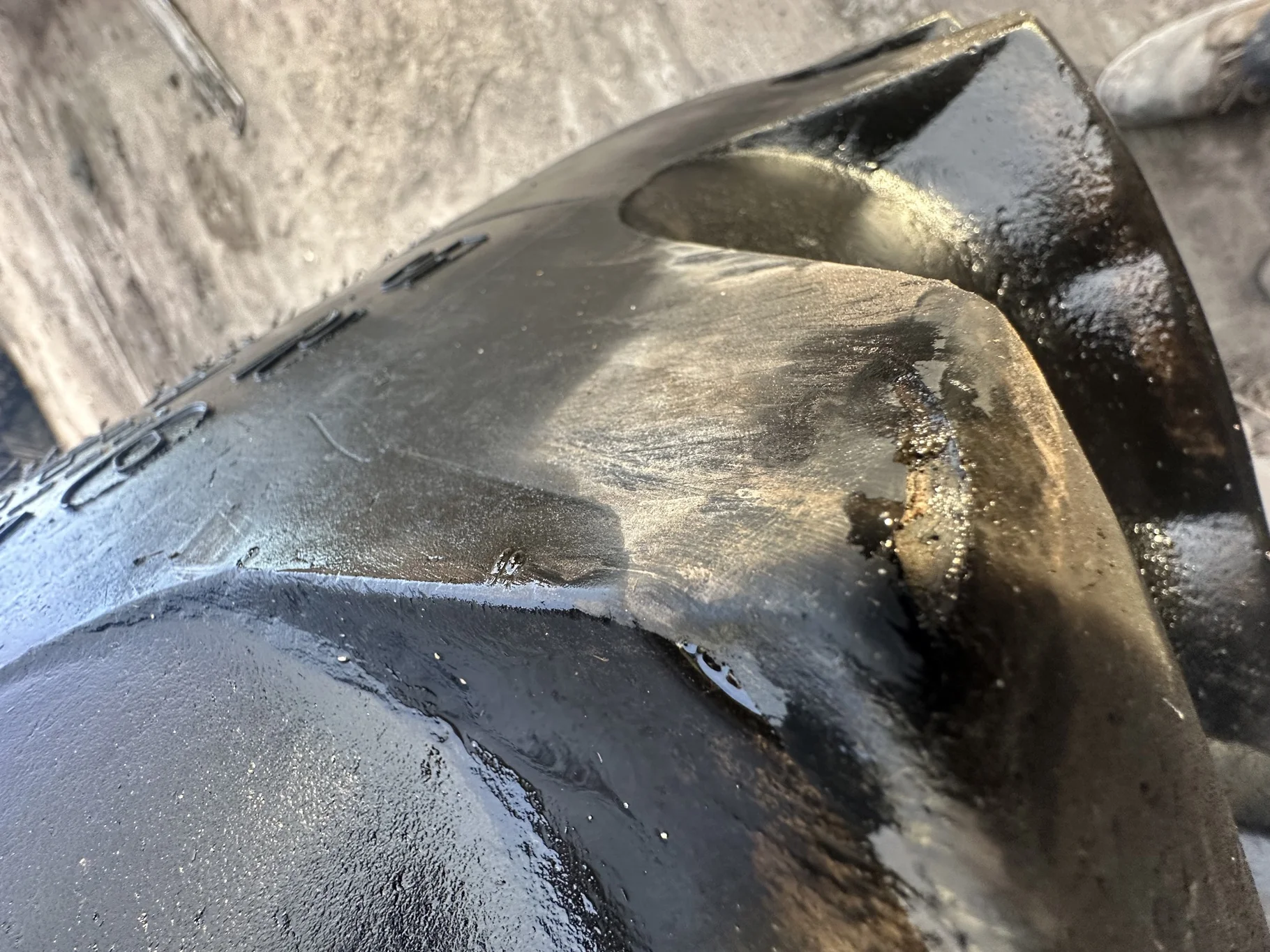 Used 520/85R42 Goodyear Ultra Torque Radial R-1 (157A8) 85% (Lug cuts, stubble) TL on a 18 x 42 JD Y image 7