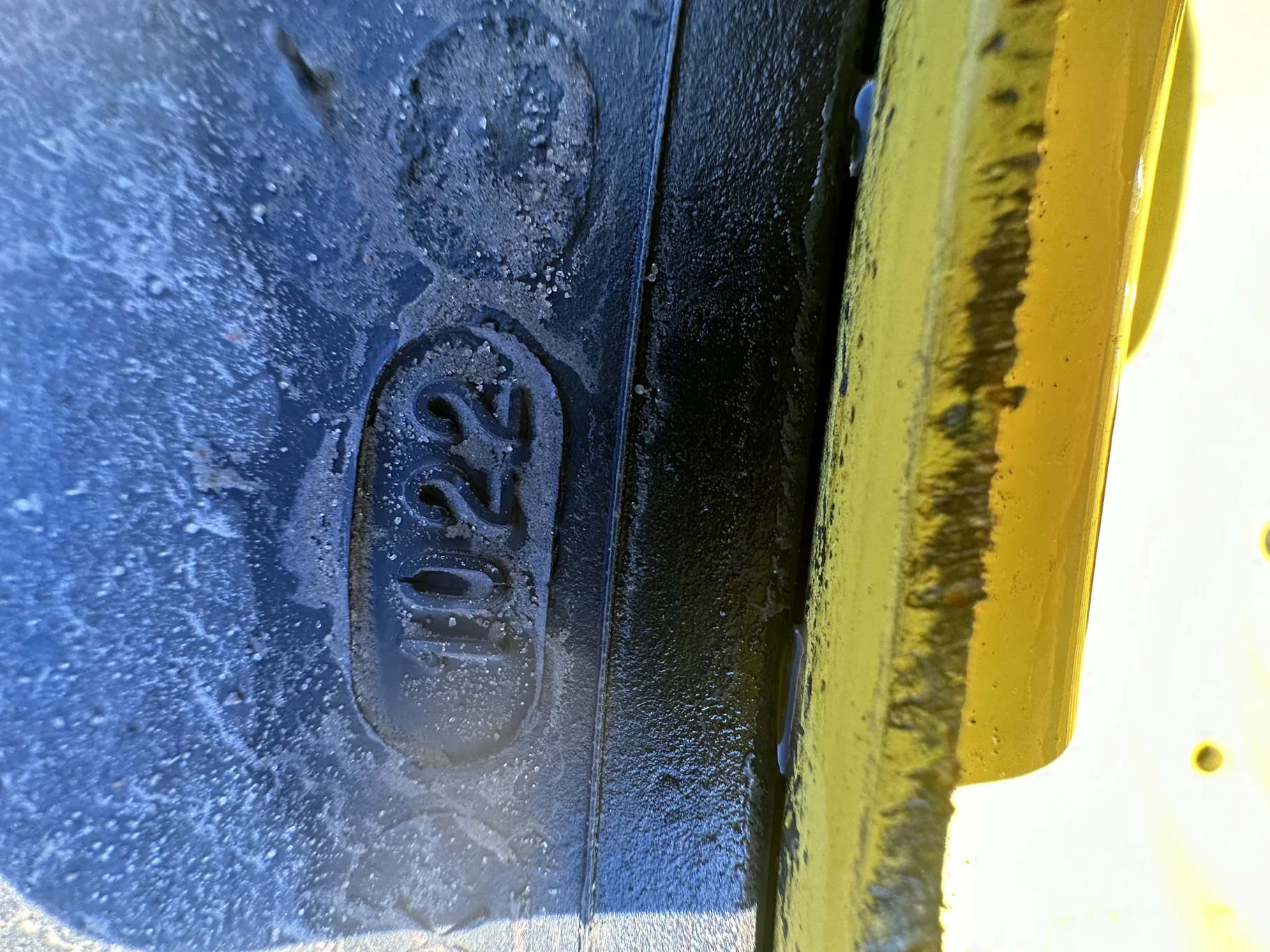 Used 480/80R50 159A8/159B Michelin AgriBib 2 R-1W TL 90% On 15 X 50 10-13.189-11.07 Yellow Wheel image 4