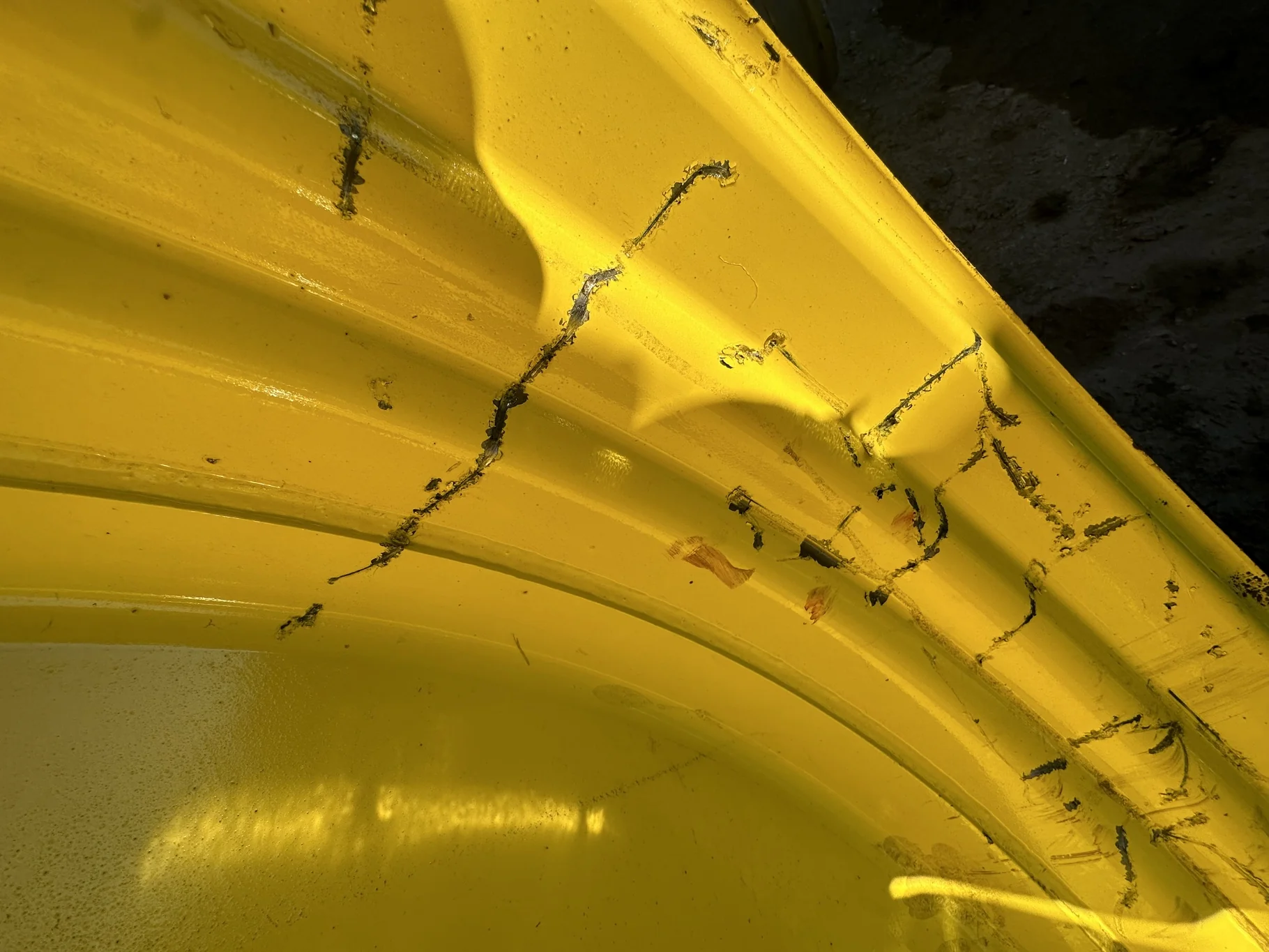 Used 480/80R50 159A8/159B Michelin AgriBib 2 R-1W TL 90% On 15 X 50 10-13.189-11.07 Yellow Wheel image 8