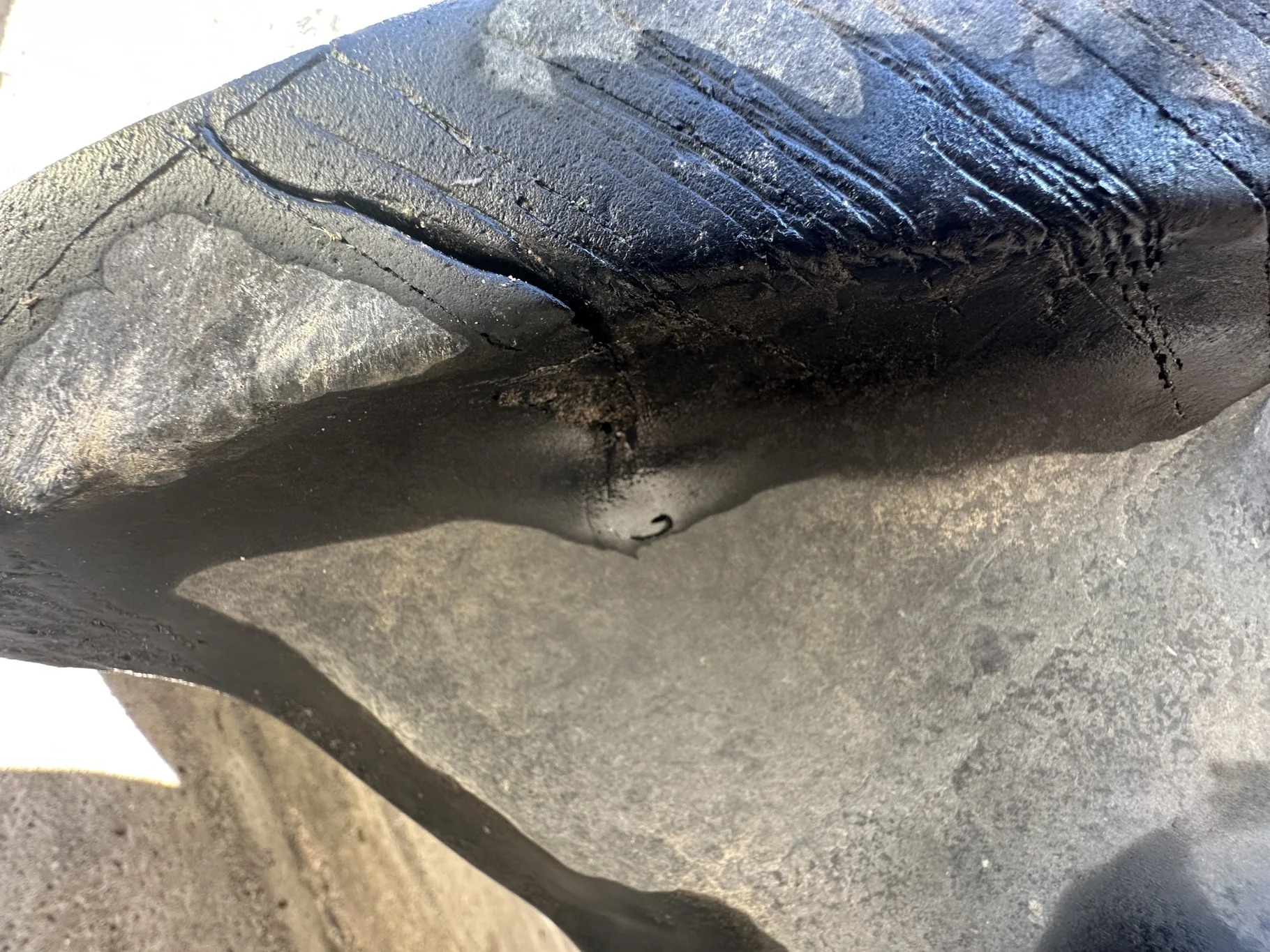 Used 85% 380/90R46 (14.9R46) Mitas AC85 149A8/149B TL on a 13 x 46 JD Yellow 8 Bolt (.937) Stu image 6
