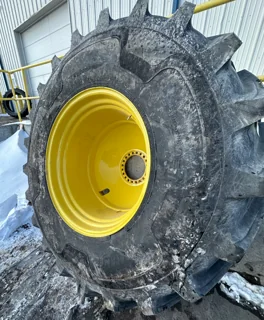Take-Off 650/85R38 173D Alliance Agri Star II TL 95-100% On 23 x 38 20 Bolt .938 Inside Yellow Wheel