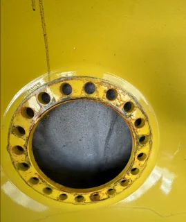 Take-Off 650/85R38 173D Alliance Agri Star II TL 95-100% On 23 x 38 20 Bolt .938 Inside Yellow Wheel image 2