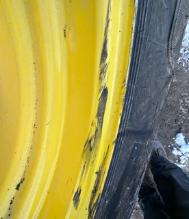 Take-Off 650/85R38 173D Alliance AgriStar II TL 95-100% On 23 x 38 20 Bolt .938 Outside Yellow Wheel image 5