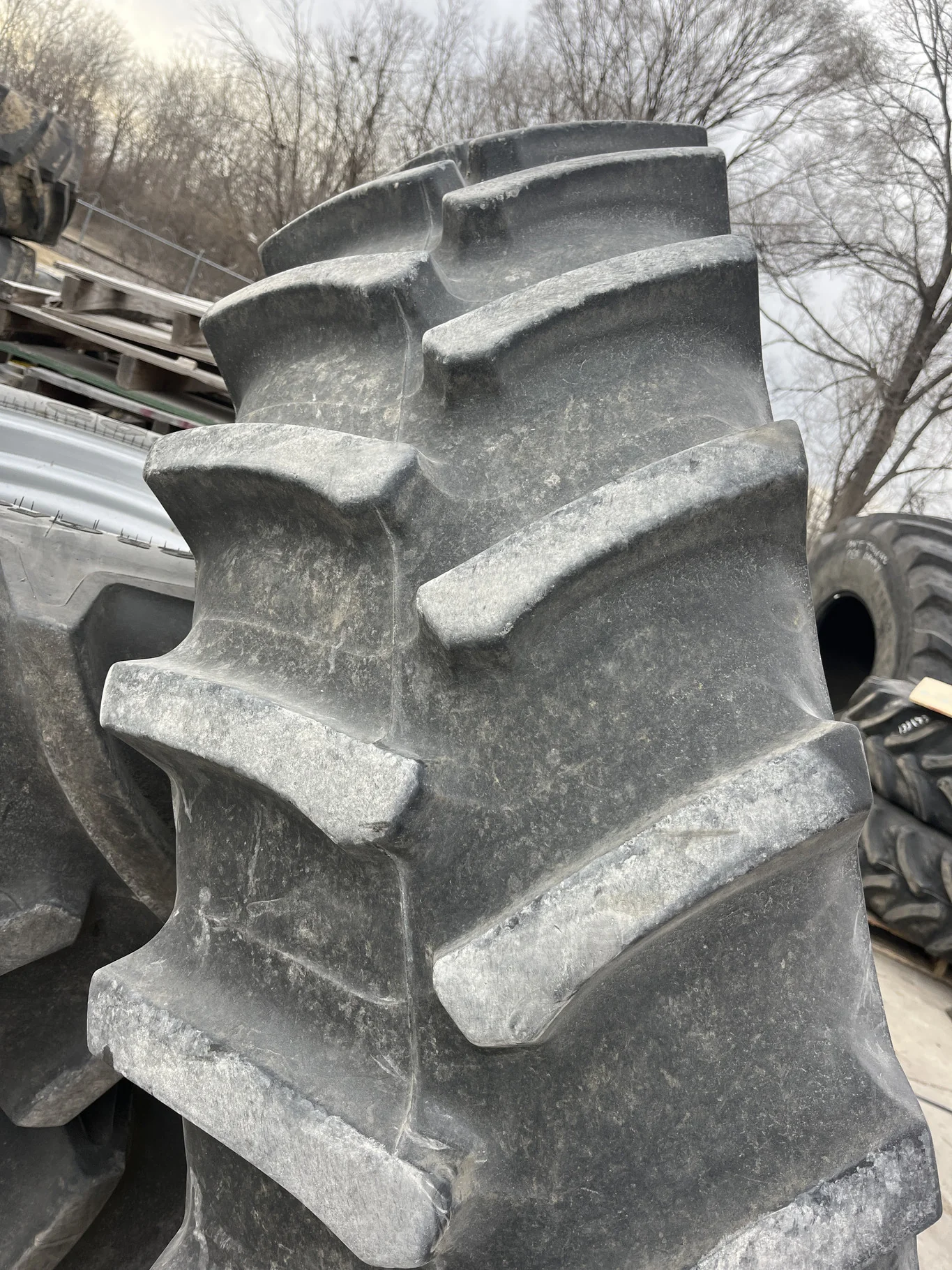 Used 480/80R50 159B Firestone Radial Deep Tread 23 TL R-1W 75-80% On 15 x 50 10-13.19-11.07 Titan image 4
