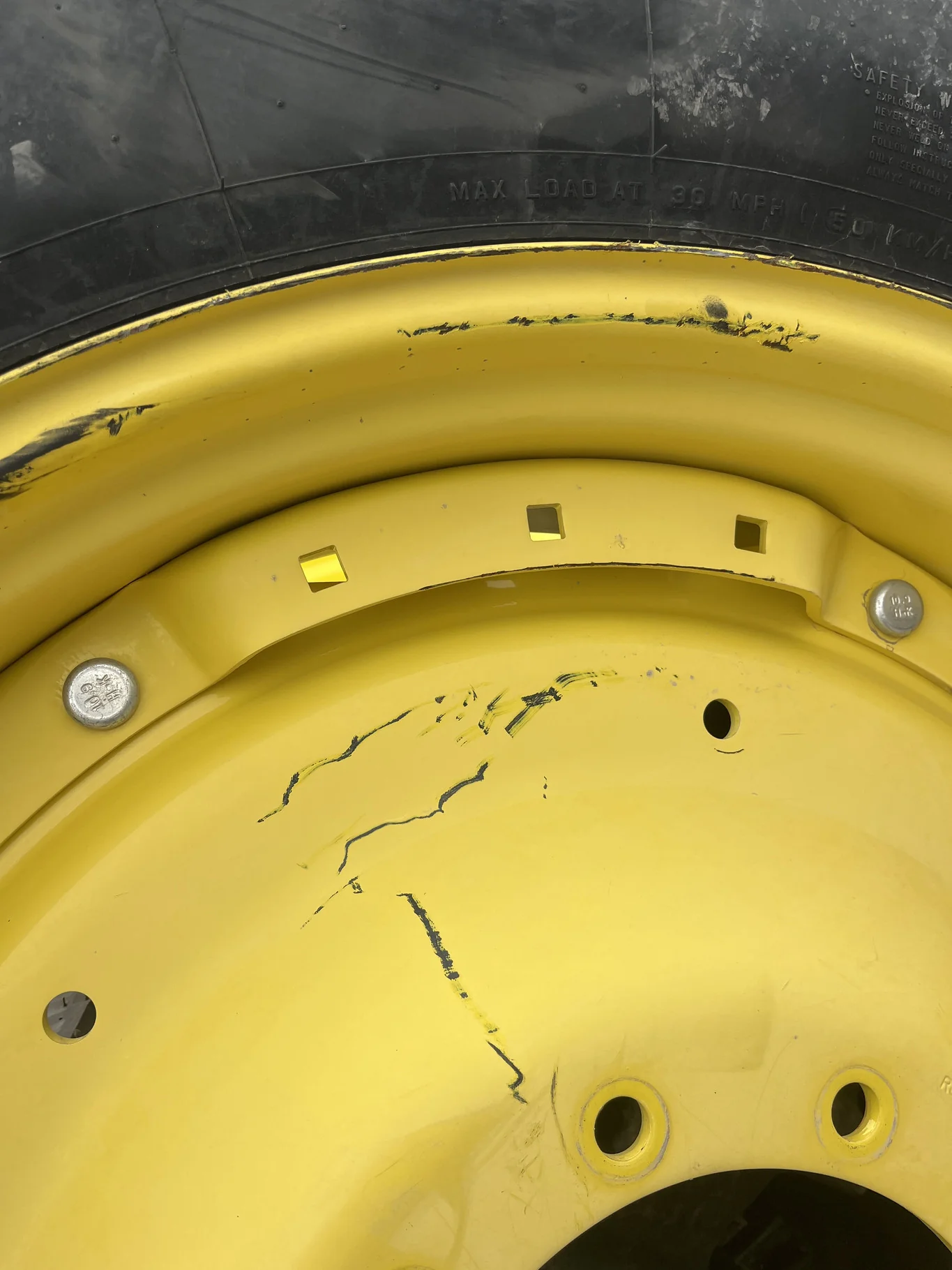 Used 380/80R38 143B Firestone Radial All Traction DT TL R-1W 80-85% On 12 x 38 10-13.19-11.07 Titan image 3