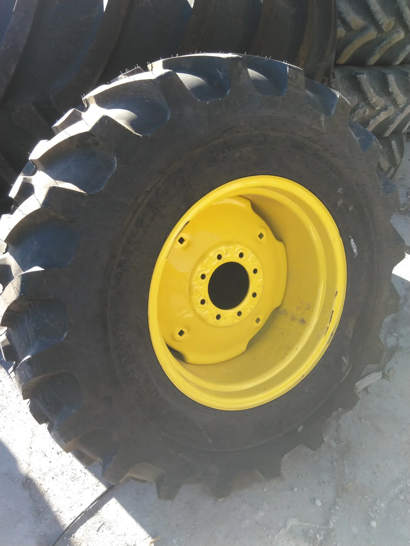 Take-Off 440/80-24 138A8 Galaxy Super Industrial Lug TL R-4 95-100% On 15 x 24 8-8-6 Implement Wheel image 2