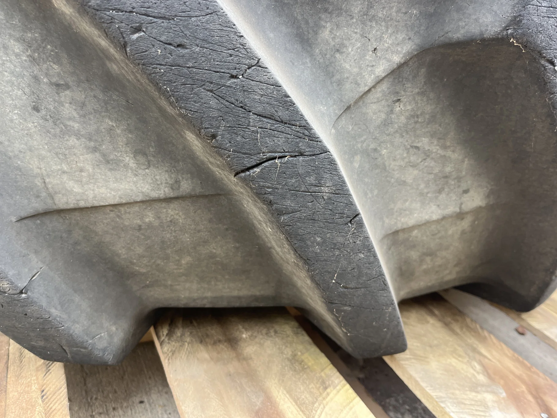 Used 650/60R34 156E Trelleborg TM900 TL R-1W 85-90% On 20 x 34 12-19.685-17.651 Titan Yellow Waffle image 10