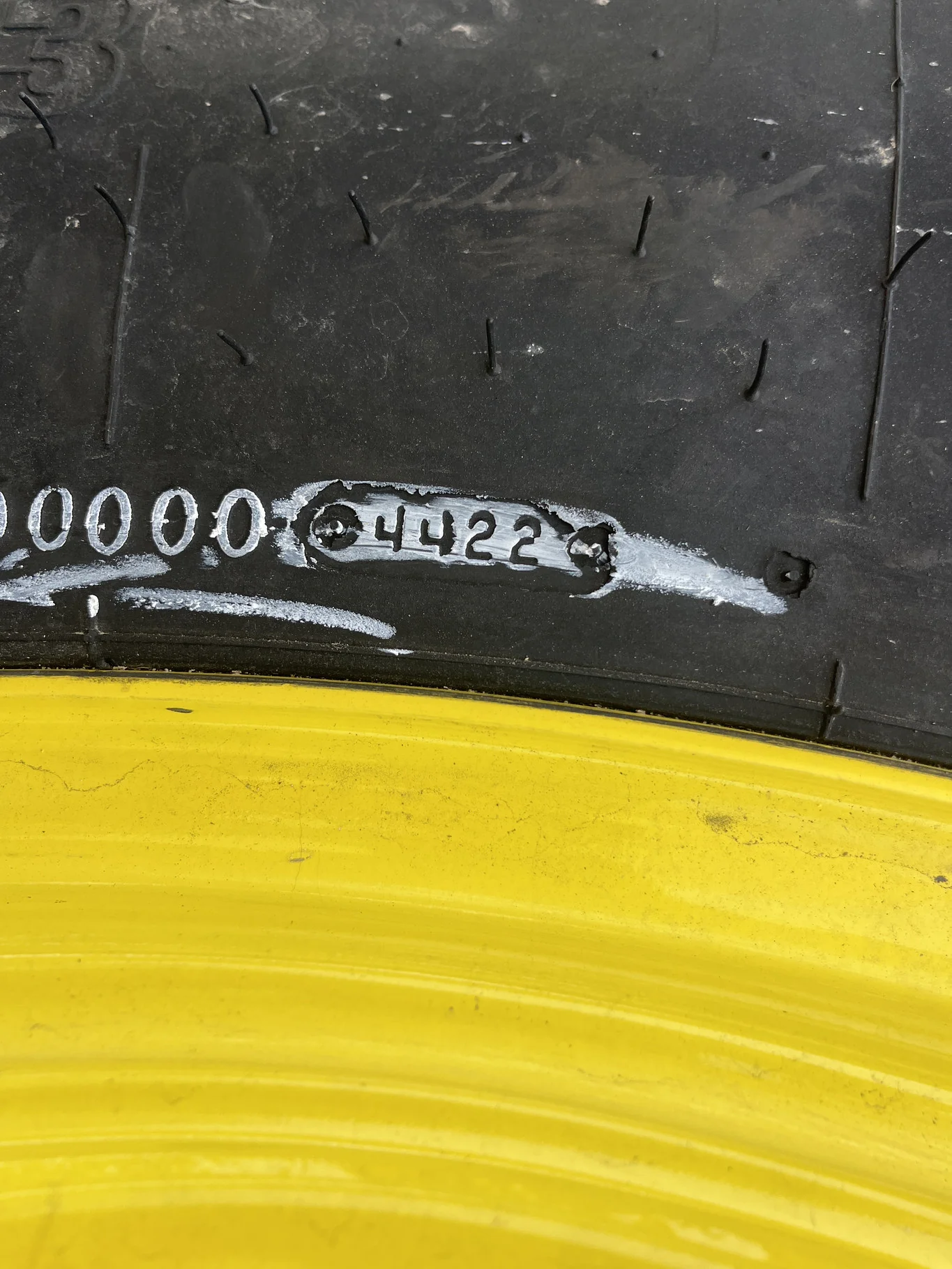 Used 14.9R46 145A8 Firestone Radial All Traction 23 TL R-1 95-100% On 13 x 46 12-32.047-30.078 image 4