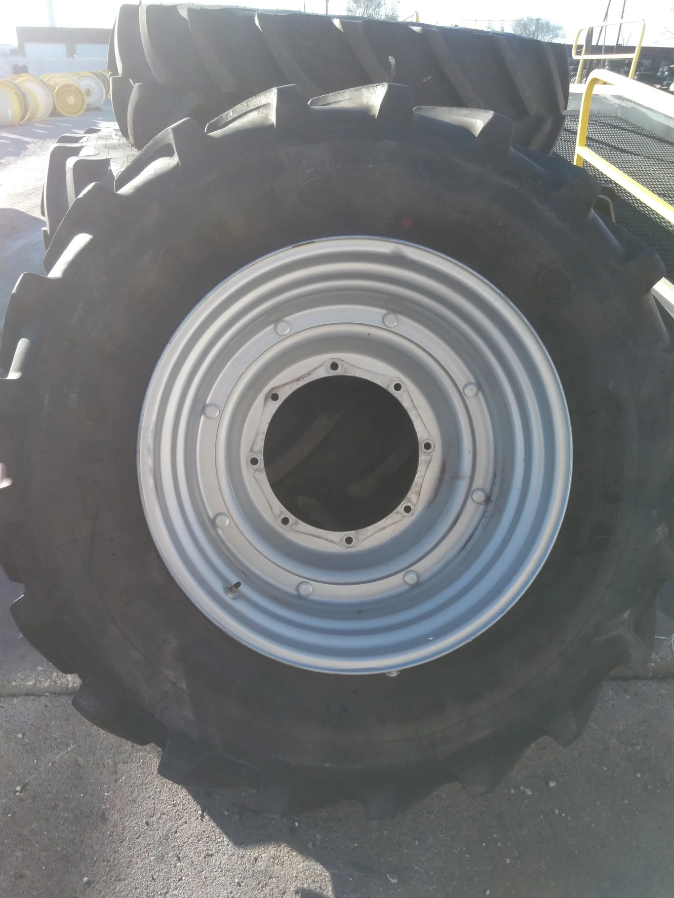 Used 380/85R30 132E Firestone Performer 85 Extra TL R-1 85-90% On 12 x 30 8-8-6 4/2 Rail/Disc image 6