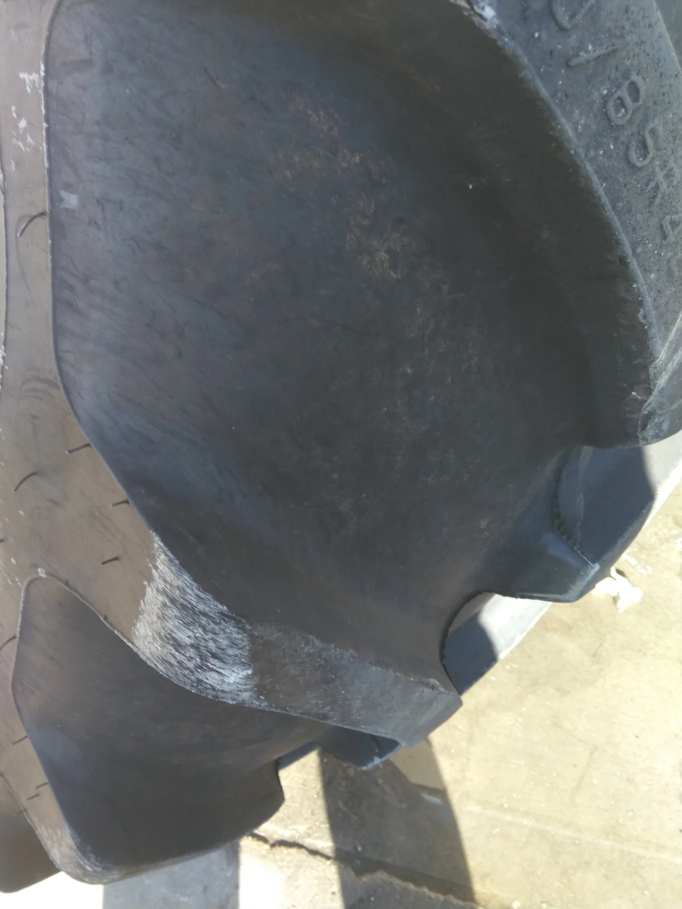 Used 460/85R42 147E Firestone Performer 80 Extra  TL R-1 90-95%  On 16 x 42 8-10.82-8.78 4/2 Rail image 2